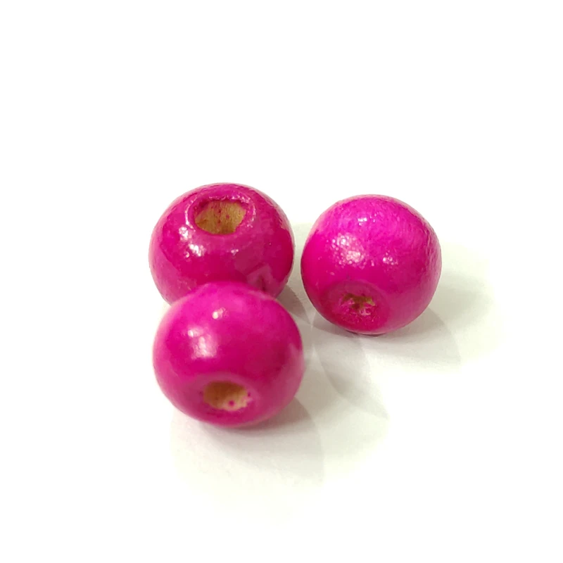 عکس شماره 7 : مهره دستبند مدل چوبی رنگی بسته 200 عددی