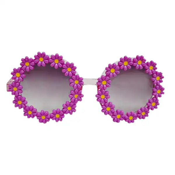 عینک آفتابی دخترانه مدل گل کد 22