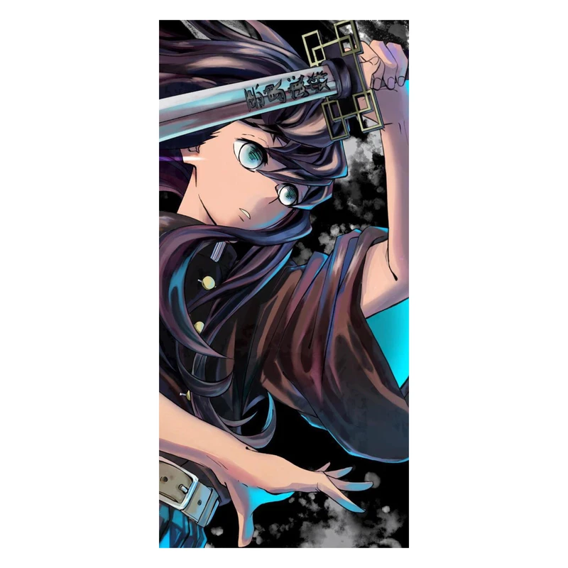 استیکر لپ تاپ و موبایل مدل انیمه طرح شیطان کش مویچیرو توکیتو demon slayer Muichiro Tokito کد 392