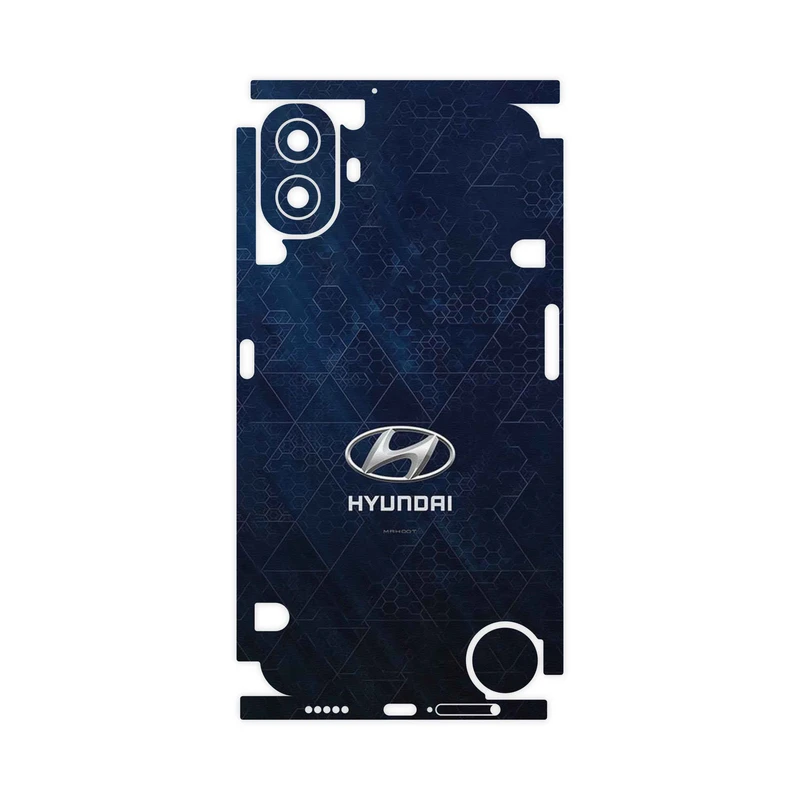 برچسب پوششی ماهوت مدل Hyundai_Logo-FullSkin مناسب برای گوشی موبایل ناتینگ CMF Phone 1