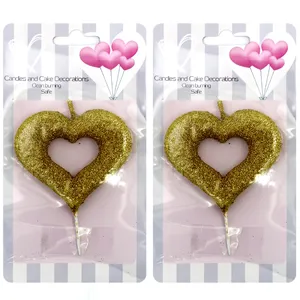 شمع مدل قلب اکلیلی کد 1PHTA بسته 2 عددی