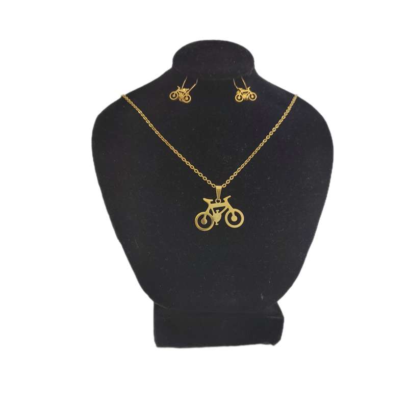 نیم ست زنانه  طرح دوچرخه مدل nz322