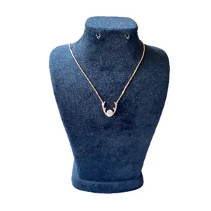 گردنبند زنانه ژوپینگ مدل نگین شاخ گوزن