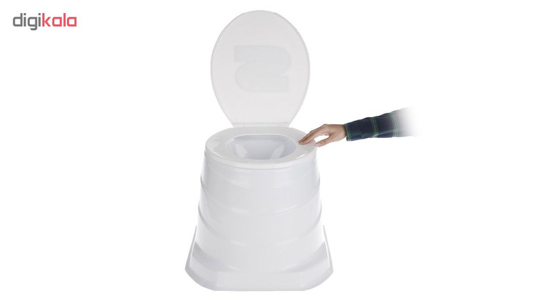 توالت فرنگی سیار سنی پلاستیک مدل الیزه