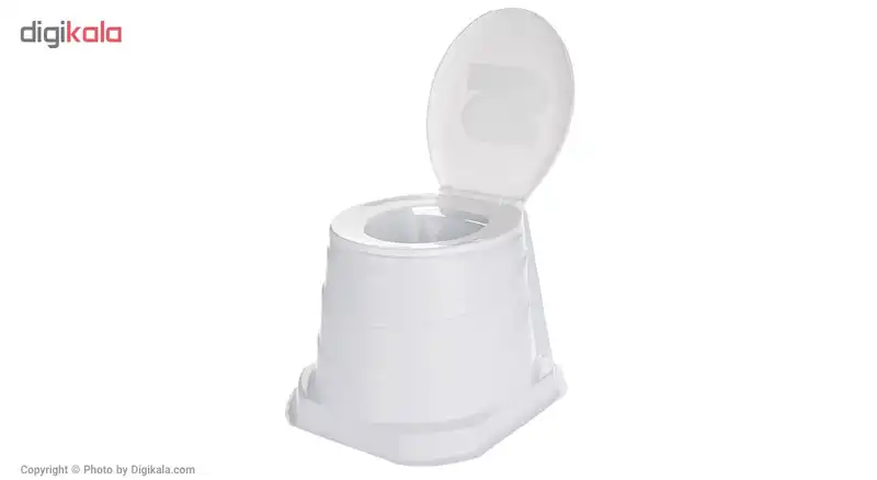 توالت فرنگی سیار سنی پلاستیک مدل الیزه