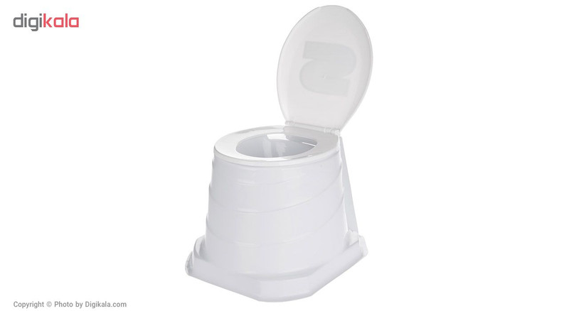 توالت فرنگی سیار سنی پلاستیک مدل الیزه