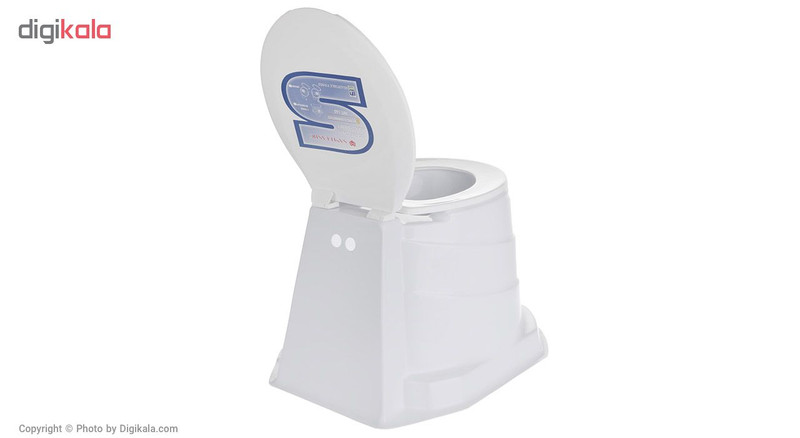 توالت فرنگی سیار سنی پلاستیک مدل الیزه