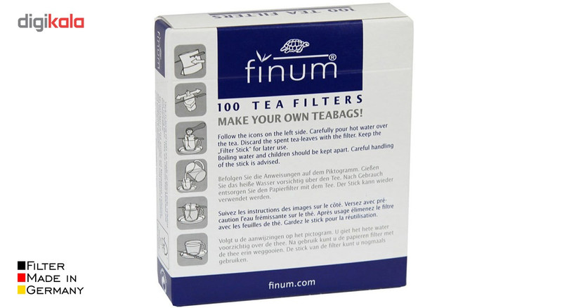 فیلتر چای و دمنوش فینوم سایز فنجانی - بسته 100 عددی