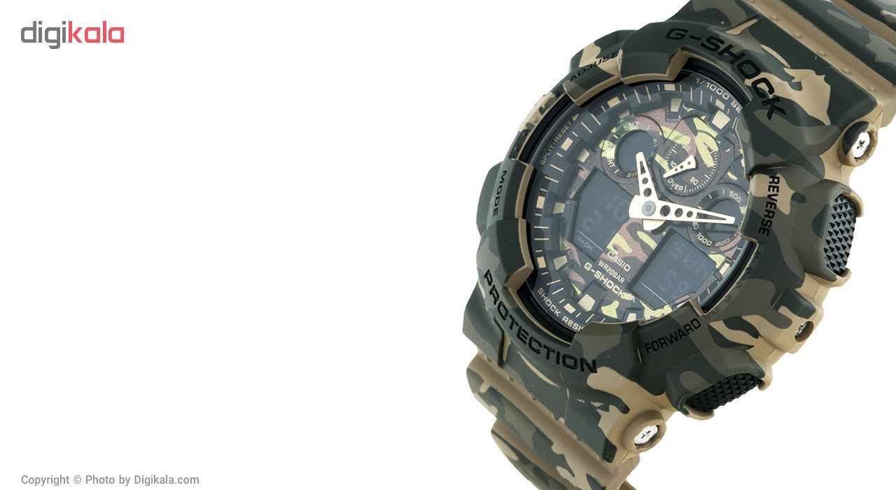 ساعت مچی عقربه ای مردانه کاسیو جی شاک مدل GA-100CM-5ADR main 1 3