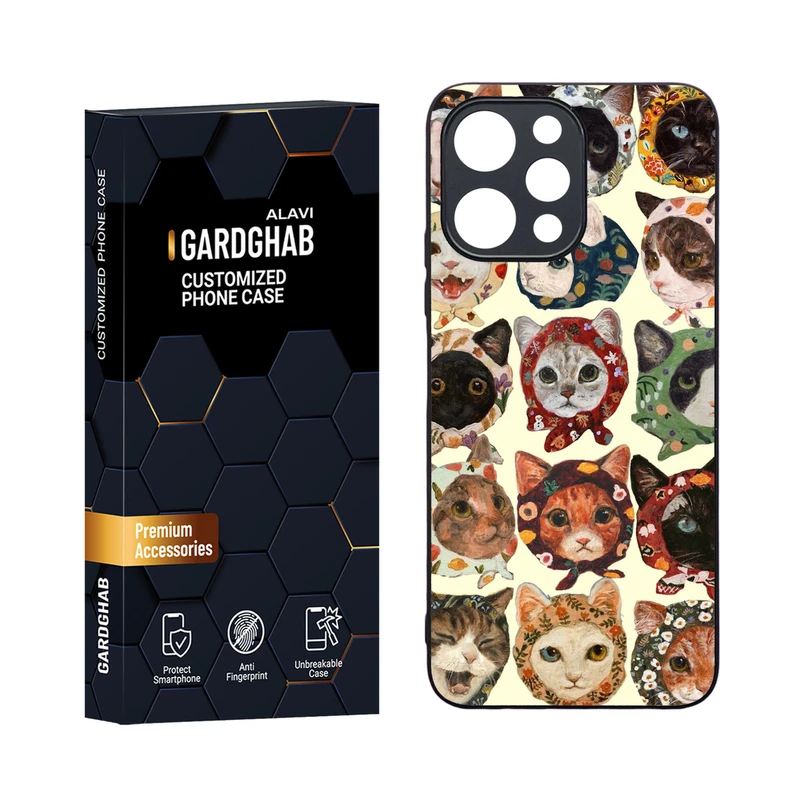 کاور گارد قاب مدل دورژله ای فانتزی مناسب برای گوشی موبایل شیائومی Redmi 12 4G / 5G