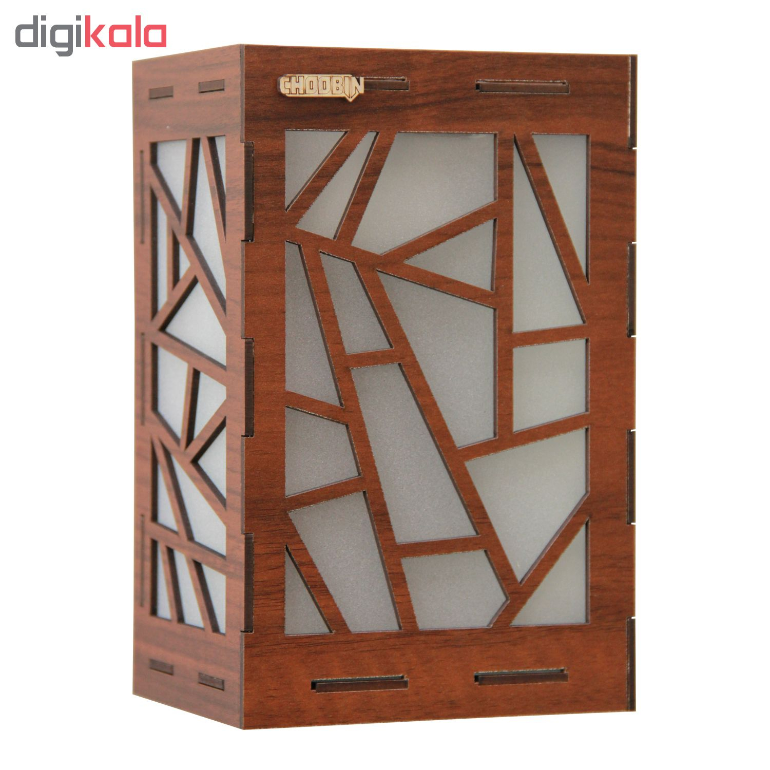 چراغ خواب دیواری چوبین  کد 105