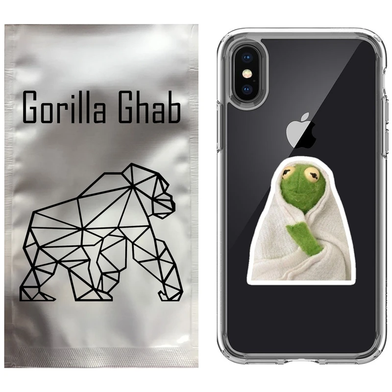 کاور گوریلا قاب مدل CLG کد 82 طرح قورباغه مناسب برای گوشی موبایل اپل iPhone X / XS