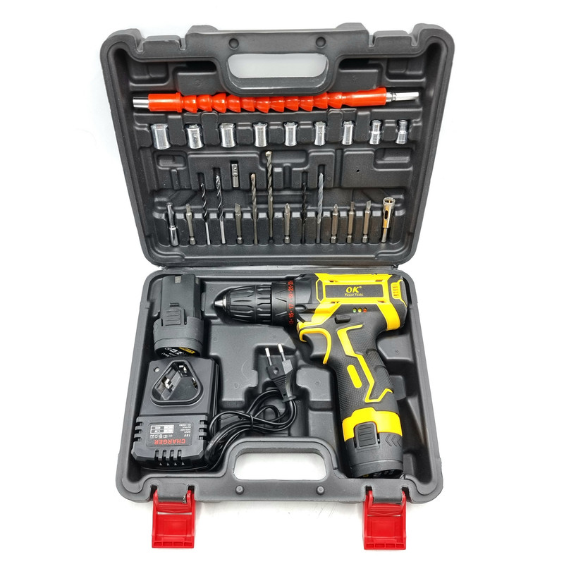 مجموعه 26 عددی پیچ گوشتی شارژی اوکی مدل POWER_TOOLS