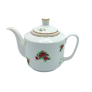 قوری چینی زرین ایران مدل بیدگل مینیاتوری