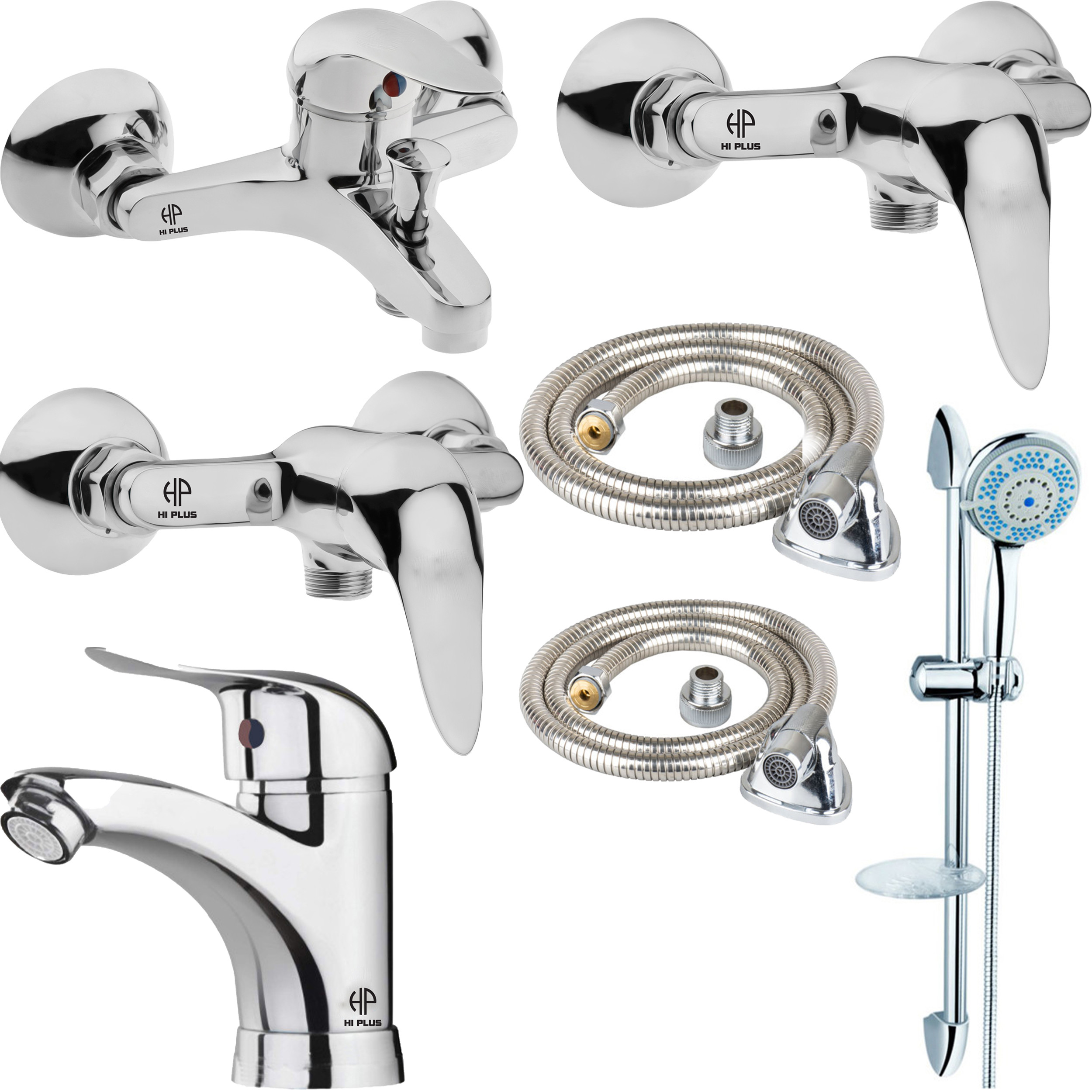 ست شیرآلات های پلاس مدل الماس مجموعه 7 عددی