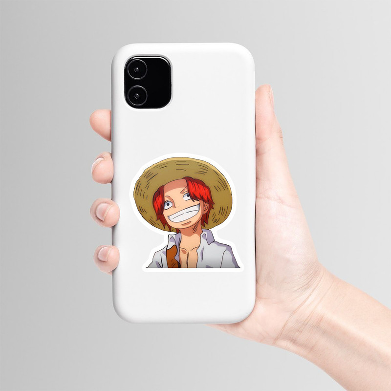 استیکر لپ تاپ و موبایل بووم طرح Anime One Piece مدل Shanks Kid کد PS8
