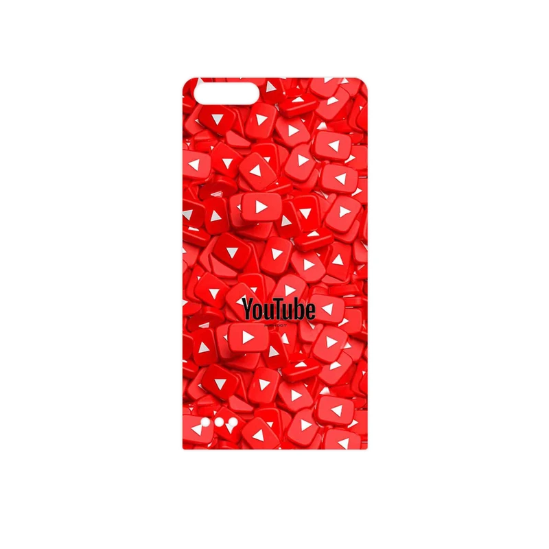 برچسب پوششی ماهوت مدل Youtube مناسب برای گوشی موبایل هوآوی Ascend G6