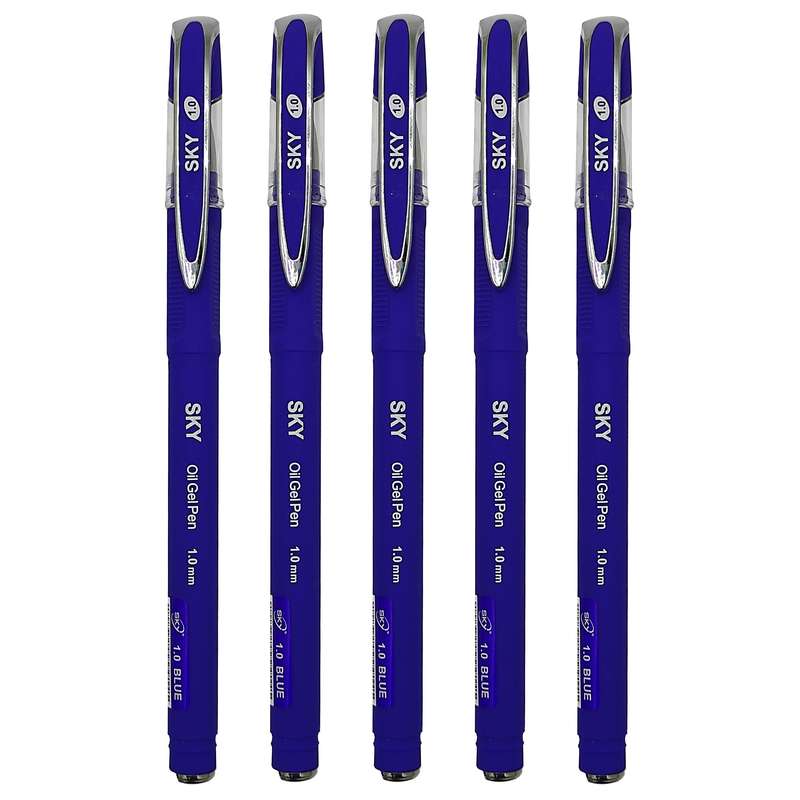خودکار اسکای مدل  Oil Gel Pen بسته 5 عددی