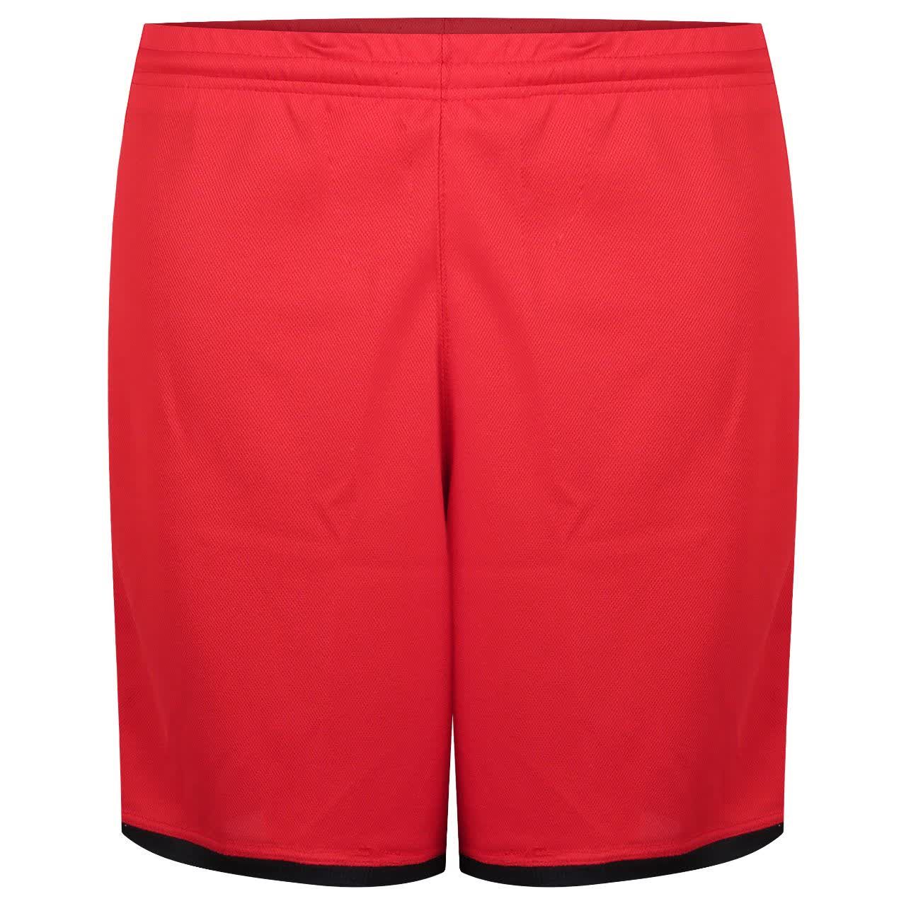 ست تی شرت و شلوارک ورزشی مردانه کالای ورزشی پروین مدل a.s.i.x.6 رنگ قرمز -  - 3
