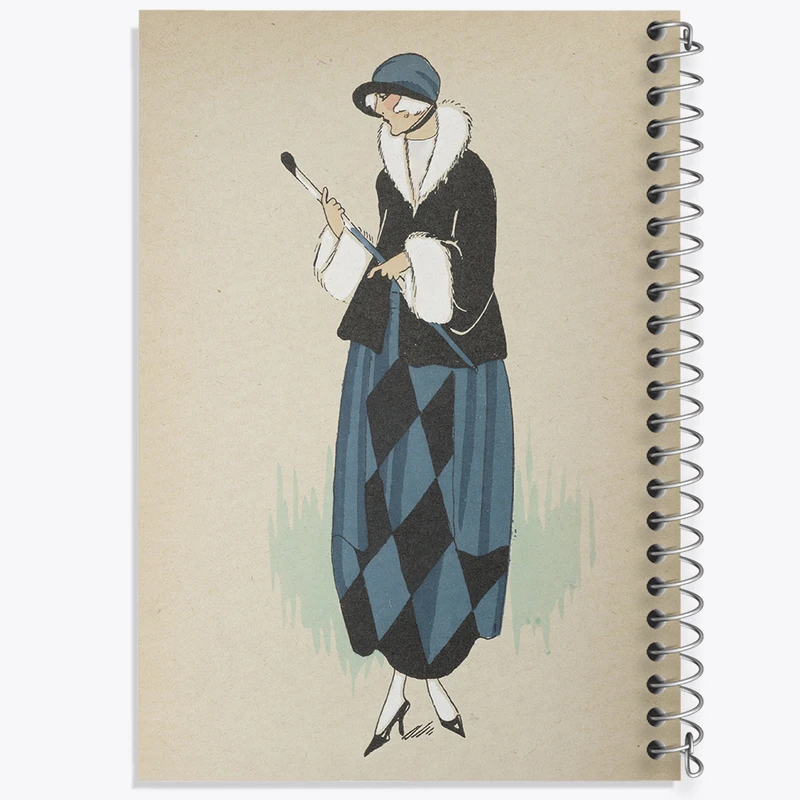 دفتر لیست خرید 50 برگ خندالو طرح فیگور دخترانه کد N2482