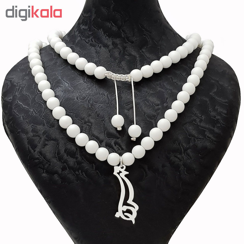 گردنبند نقره طرح اسم مهروز کد 370