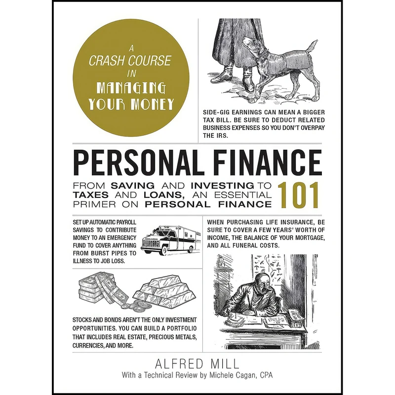 کتاب Personal Finance 101 اثر Alfred Mill and Michele Cagan CPA انتشارات Adams Media
