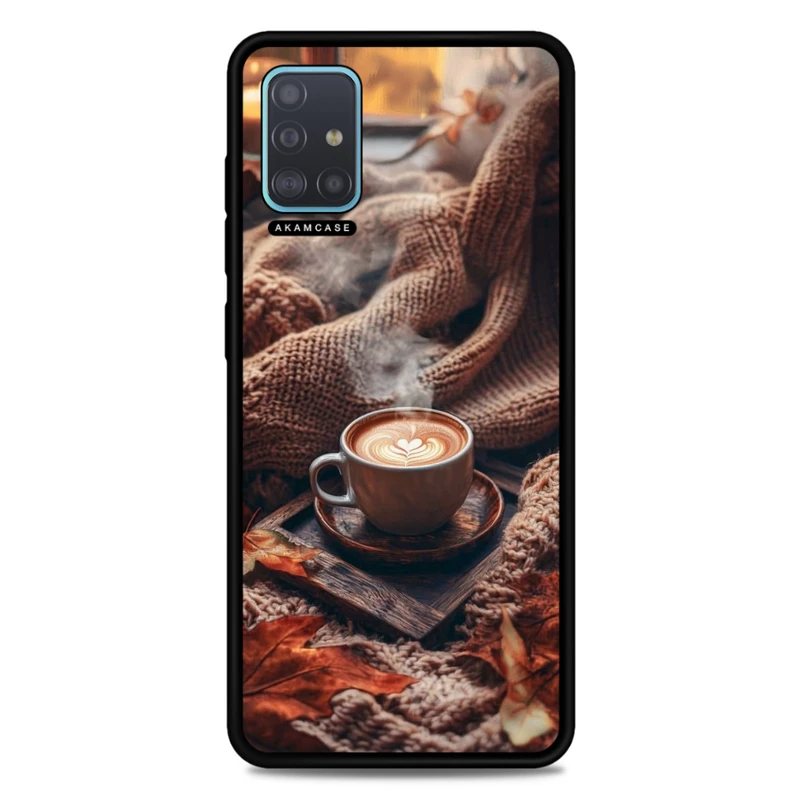 کاور آکام مدل AMC-WSGA51-COFFEE-17 مناسب برای گوشی موبایل سامسونگ Galaxy A51