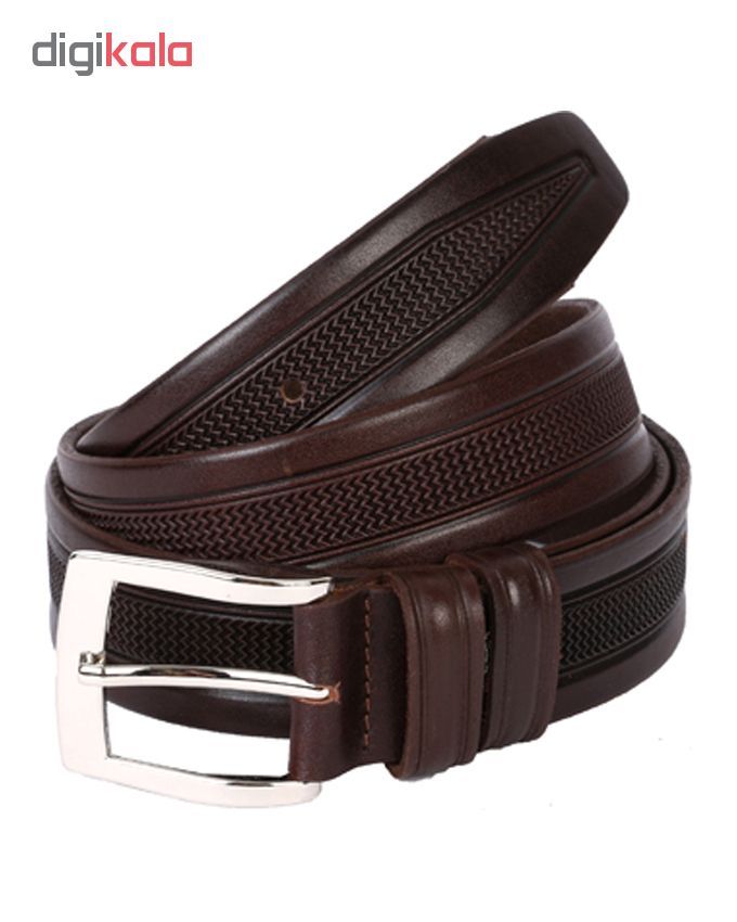 کمربند مردانه مدل M45-DarkBrown -  - 6