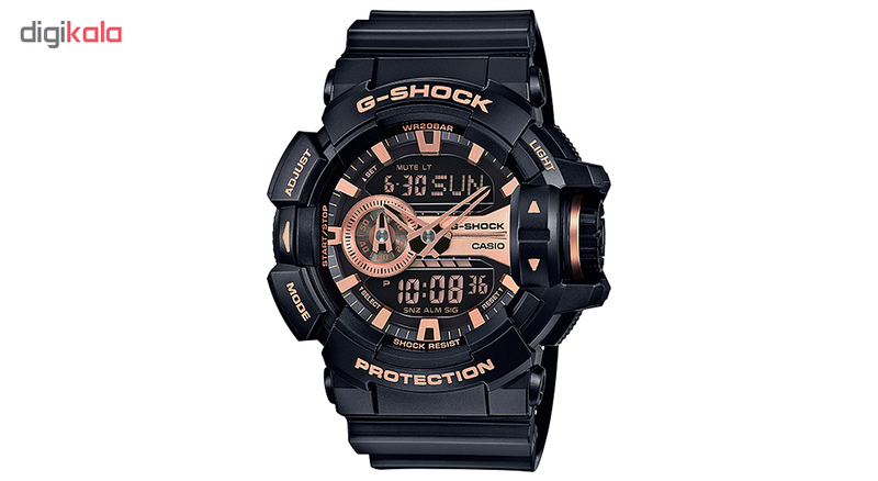 ساعت مچی عقربه ای مردانه کاسیو جی شاک مدل GA-400GB-1A4DR ساعت مچی عقربه ای مردانه کاسیو جی شاک مدل GA-400GB-1A4DR