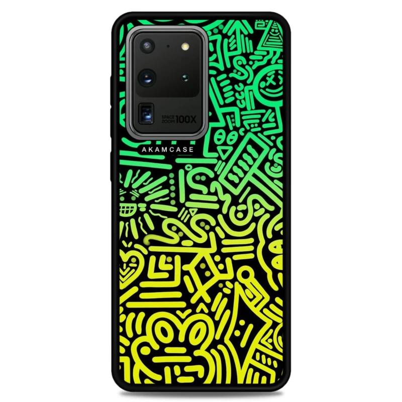 کاور آکام مدل AMC-WSGS20U-DOODLE16 مناسب برای گوشی موبایل سامسونگ Galaxy S20 Ultra