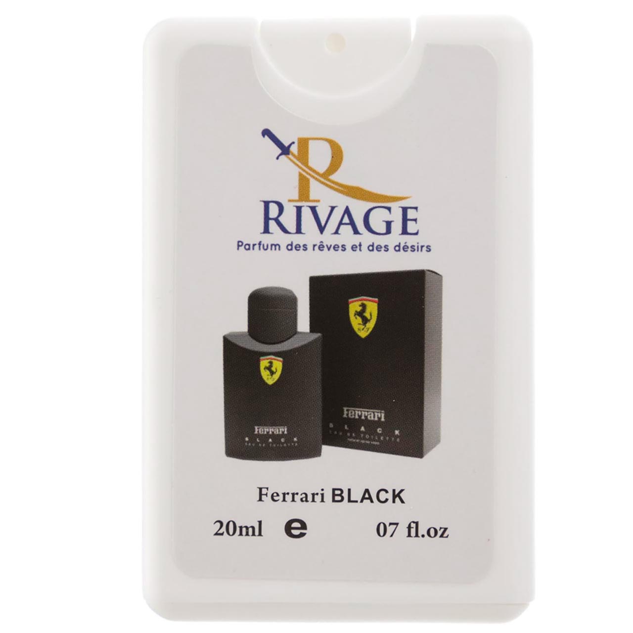 عطر جیبی ریواج مدل  Ferrari Black حجم 20میلی لیتر