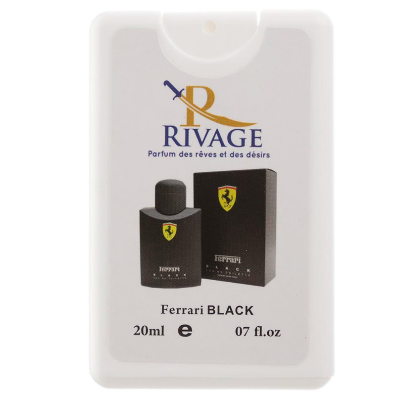 عطر جیبی ریواج مدل  Ferrari Black حجم 20میلی لیتر