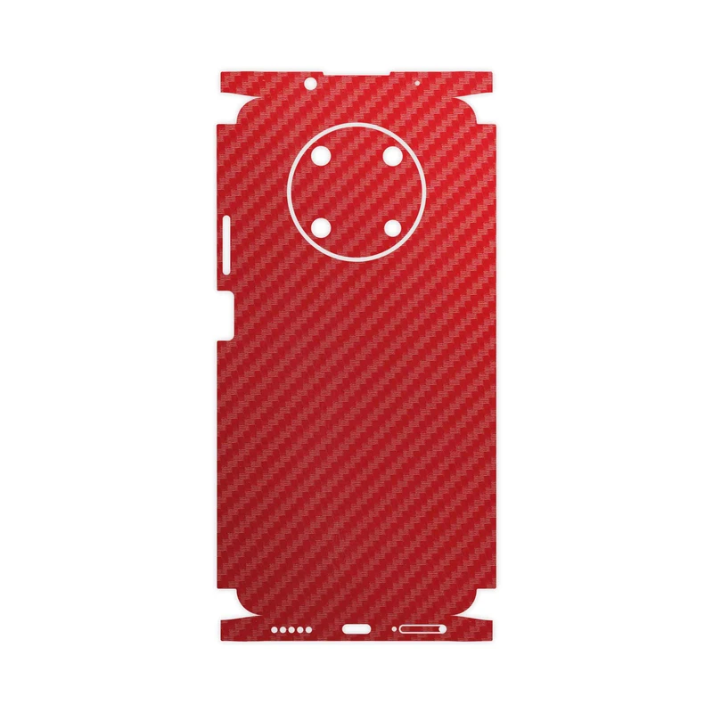 برچسب پوششی ماهوت مدل Red-Fiber-FullSkin مناسب برای گوشی موبایل هوآوی Nova Y90