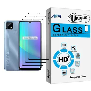 AFS Unique Glass MIX003 Screen Protector For Realme C25 Pack Of 3