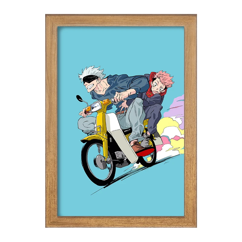 تابلو خندالو مدل انیمه جوجوتسو کایزن کد F1959