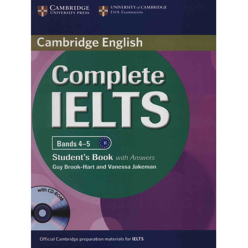 کتاب زبان Complete IELTS Bands 4-5 Students Book And Workbook اثر گای بروک هارت - دو جلدی