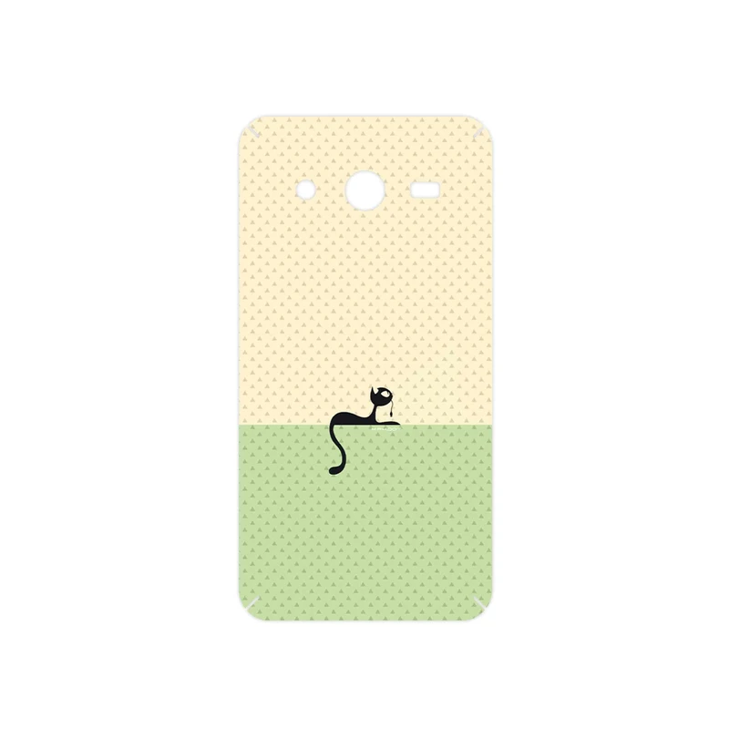 برچسب پوششی ماهوت مدل Minimal Internet Cat Icon مناسب برای گوشی موبایل سامسونگ Galaxy Core 2