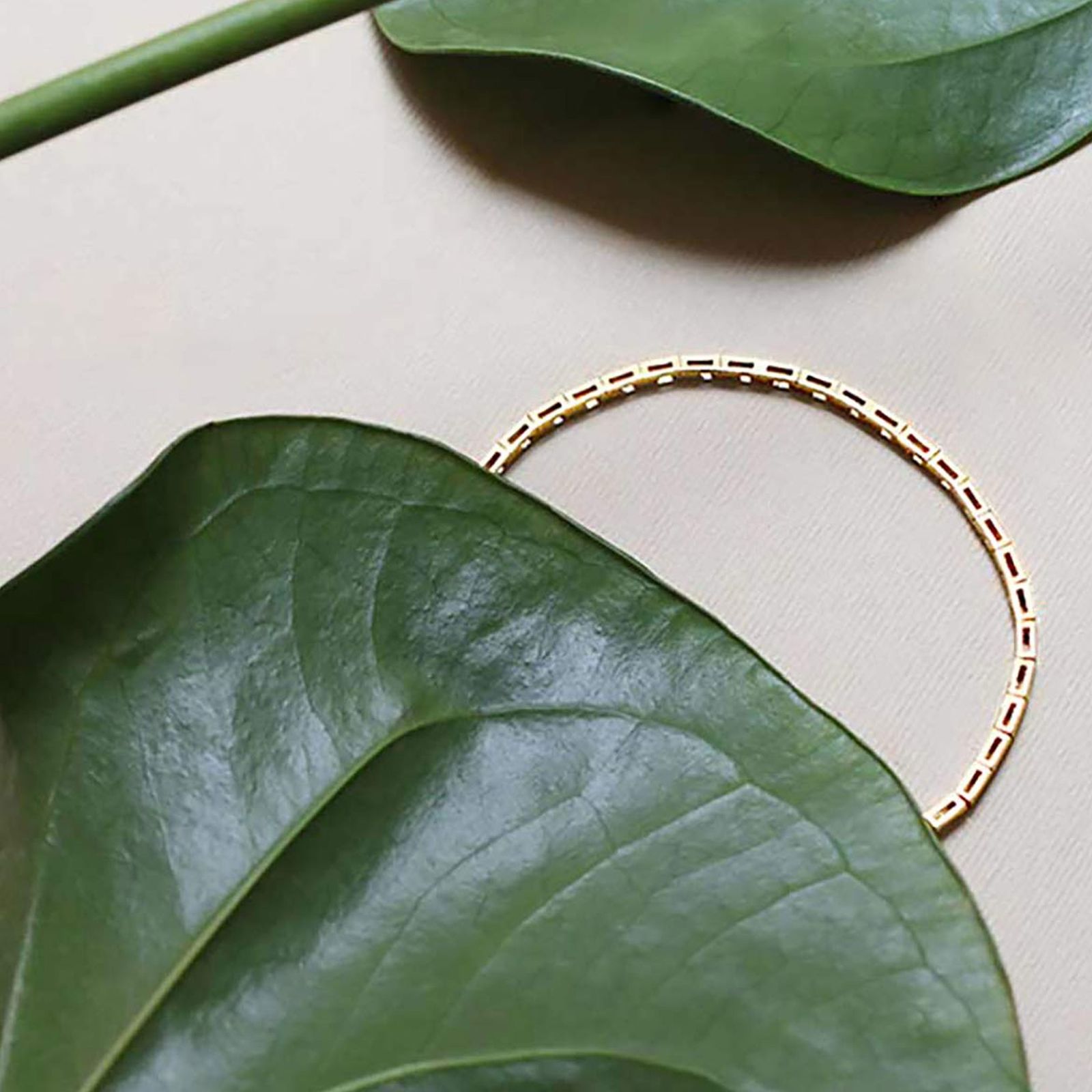 دستبند طلا 18 عیار زنانه کیا گالری مدل AB584 - - 3