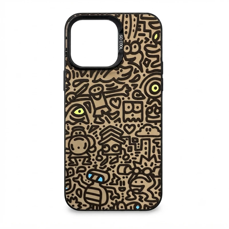 کاور مدل سوکول طرح Eye monster مناسب برای گوشی موبایل اپل iphone 16promax 