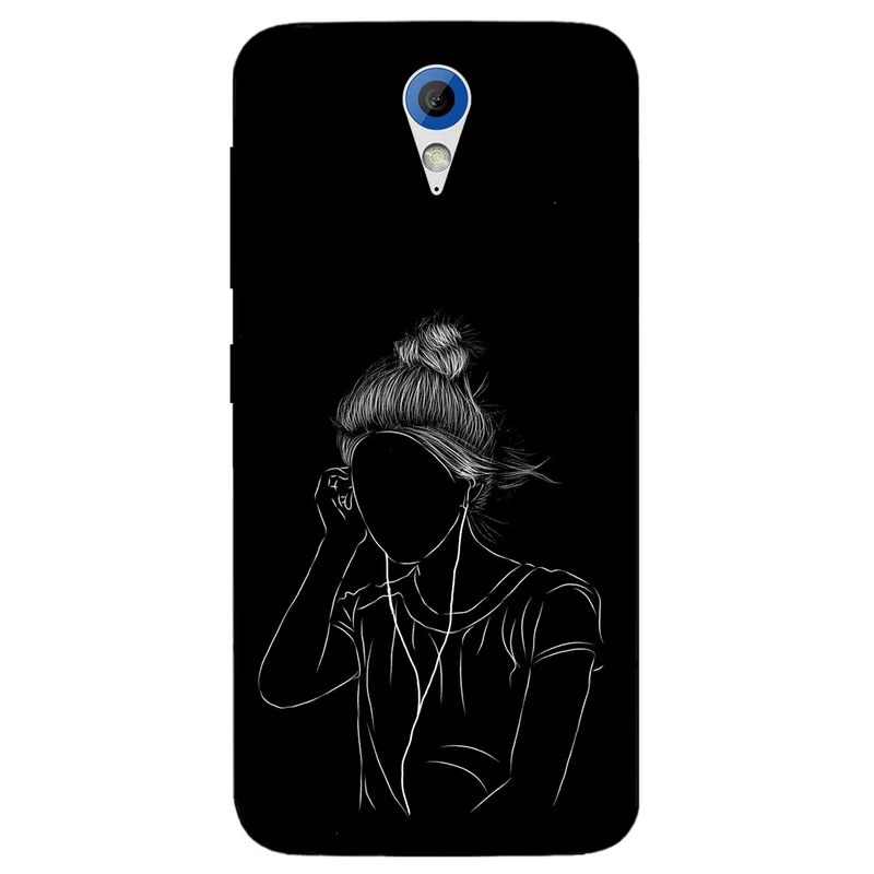 کاور مگافون طرح مینیمال مدل 1858 مناسب برای گوشی موبایل اچ تی سی Desire 620 