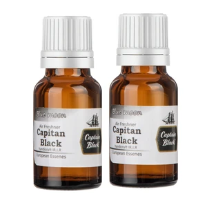 اسانس خوشبوکننده هوا مدل  عطر کاپیتان بلک حجم 17 میلی لیتر بسته 2 عددی