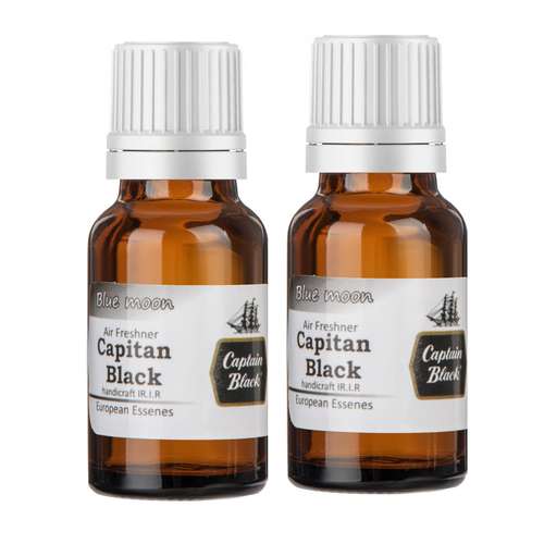 اسانس خوشبوکننده هوا مدل  عطر کاپیتان بلک حجم 17 میلی لیتر بسته 2 عددی