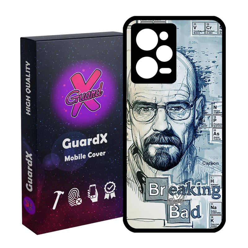 کاور گارد ایکس طرح Breaking Bad مدل Glass10202 مناسب برای گوشی موبایل شیائومی Redmi Note 12 Pro 5G/Poco X5 Pro 5G/Note 12 Pro Pro speed