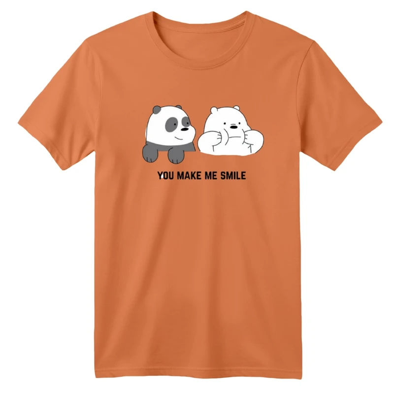 تی‌شرت آستین کوتاه لانگ بچگانه مدل دو خرس