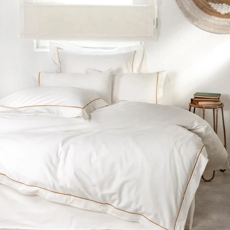 سرویس ملحفه 2 نفر 6 تکه اکوکاتن مدل موا کویین