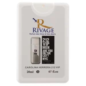عطر جیبی ریواج مدل  Carocina Herrera 212 Vipحجم 20میلی لیتر