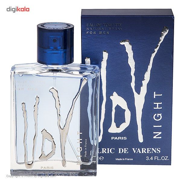 ادو تویلت مردانه اولریک دو وارن مدل Night حجم 100 میلی لیتر -  - 2