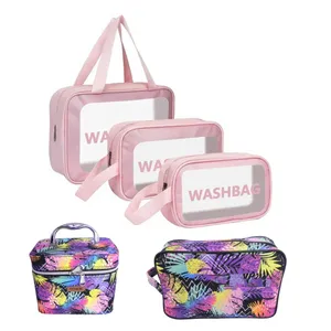 کیف لوازم آرایشی زنانه کد 00422 مجموعه 5 عددی