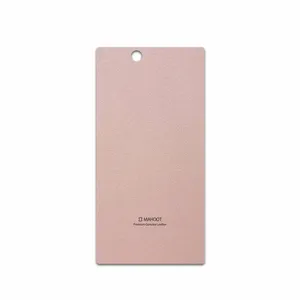MAHOOT Rose Gold Leather Cover Sticker for Sony Xperia Z Ultra