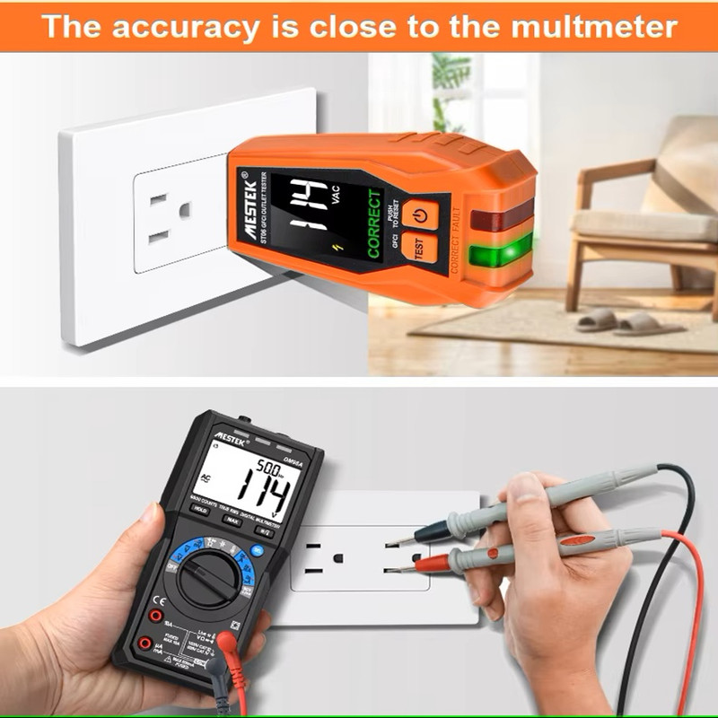 تستر سوکت دیجیتال مستک مدل ST06